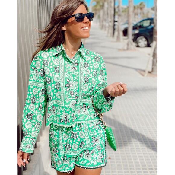 ZARA BLOGGER FAVE!!! High-Waisted Shorts NWT - Picture 8 of 16